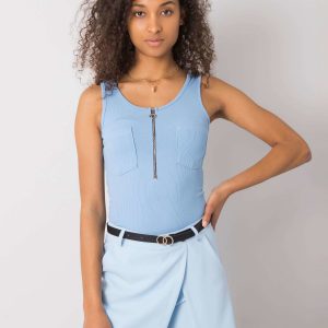 Light Blue Elegant Zoie Shorts