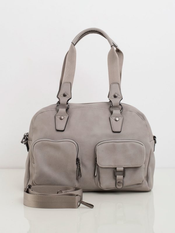 Light Grey Olong Handbag