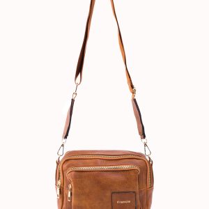 Brown Rectangular Ladies Handbag