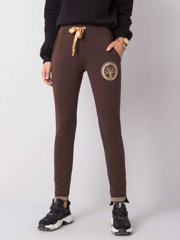 Simone Brown Sweatpants