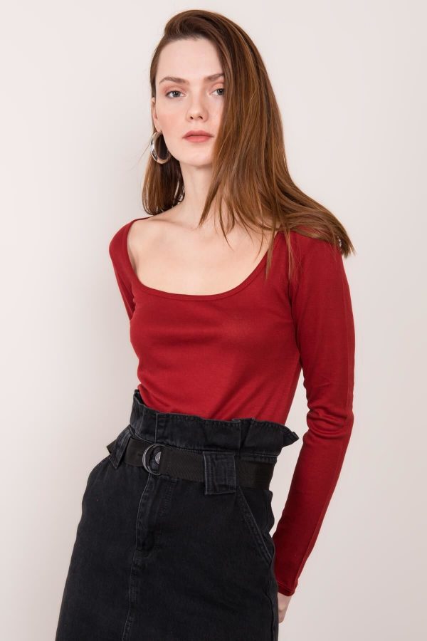 BSL Women's Dark Red Bodysuit