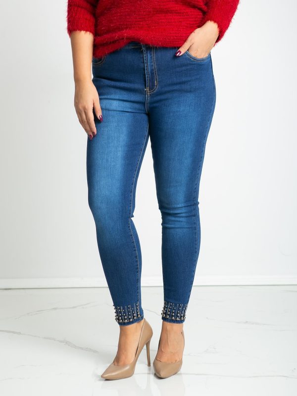 Blue plus size jeans Miranda