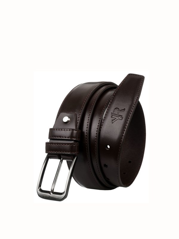 Brown Mens Leather Strap With Buckle