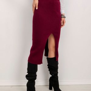 BSL Burgundy skirt