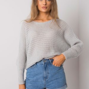 Carina OCH BELLA Grey Knitted Sweater