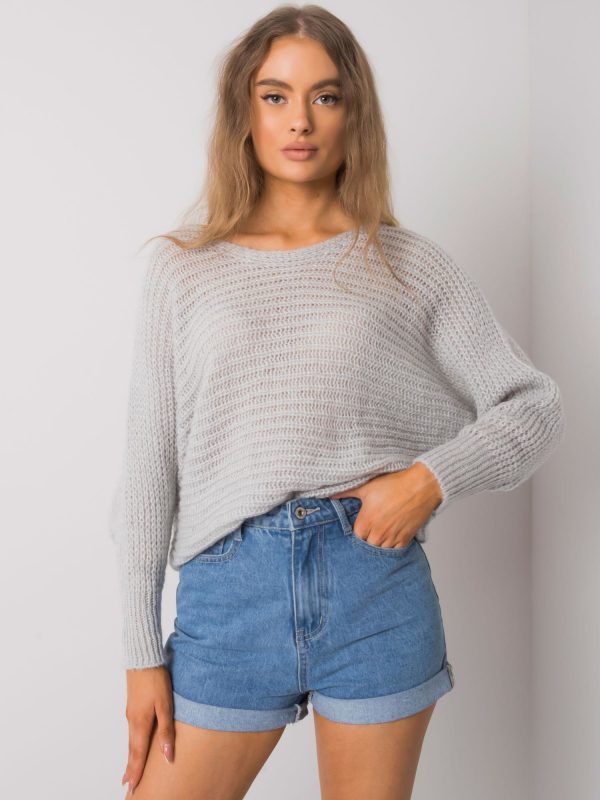 Carina OCH BELLA Grey Knitted Sweater