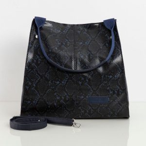 Navy blue city bag