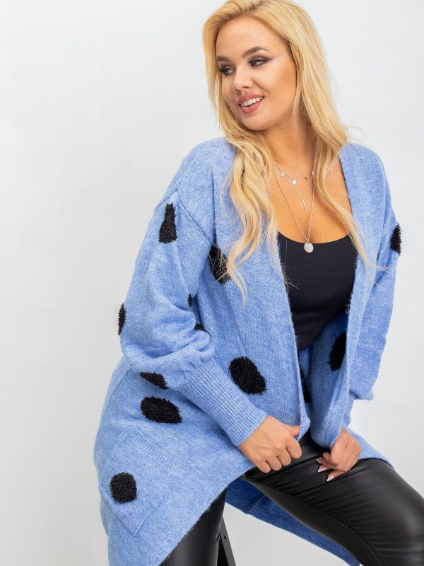 Nicki's blue plus size sweater