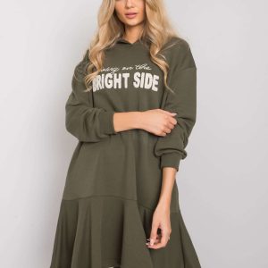 Khaki sweatshirt dress Sherine