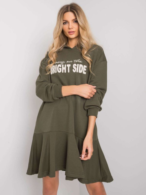 Khaki sweatshirt dress Sherine