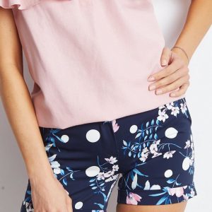 Navy Blue Shorts Romantic