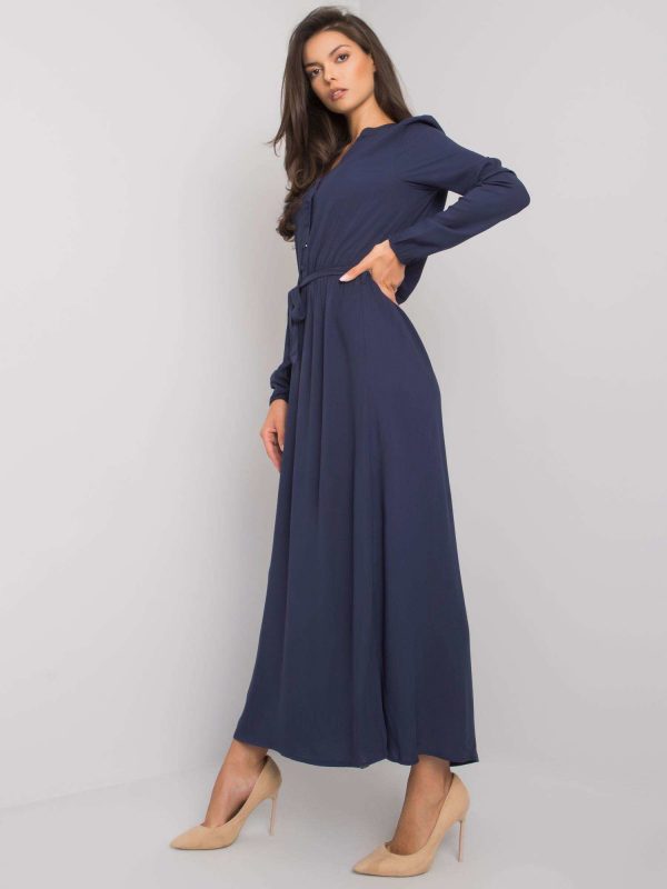 Navy blue maxi dress Nahila FRESH MADE