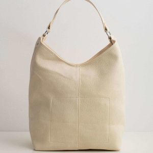 Cream Soft Shoulder Bag