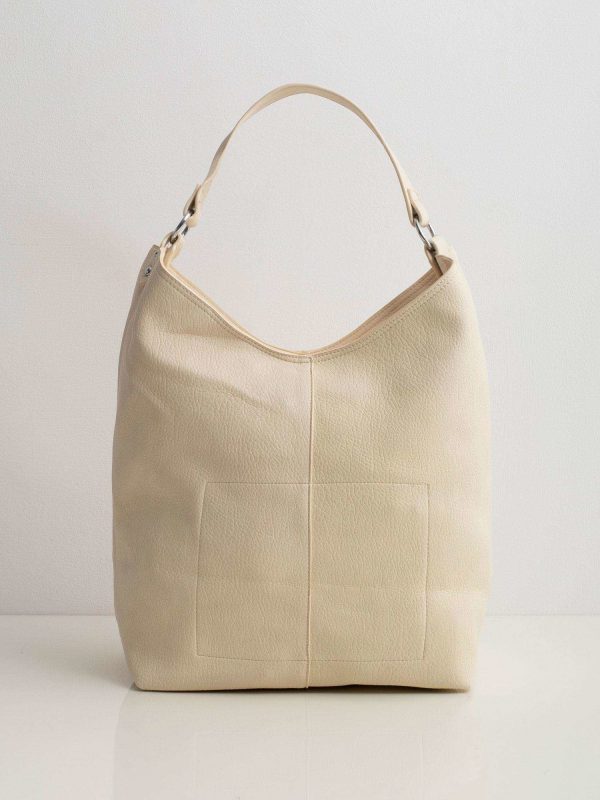 Cream Soft Shoulder Bag