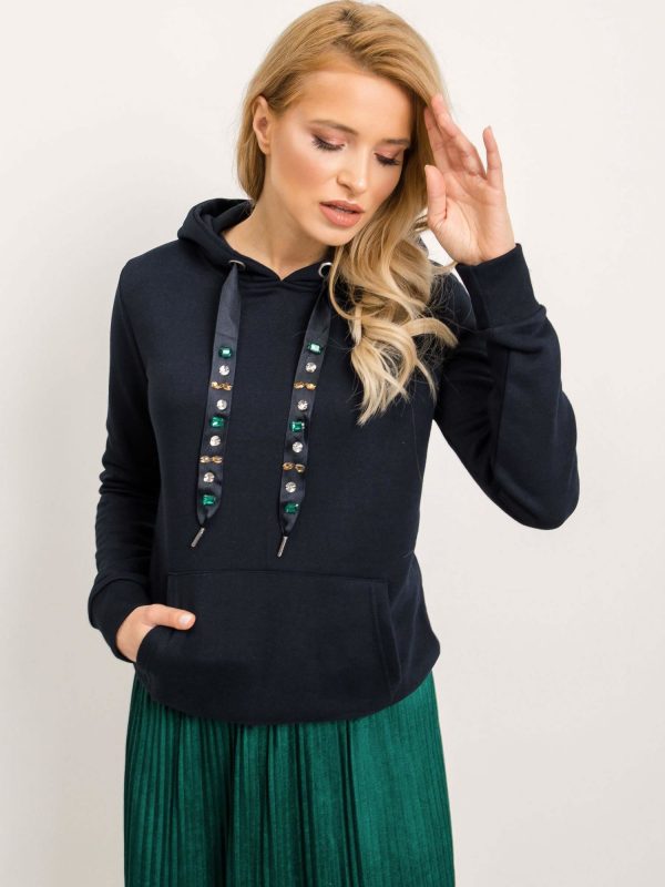 Navy blue sweatshirt Marissa