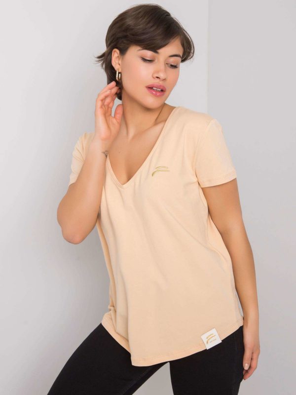 Beige t-shirt Ginny FOR FITNESS