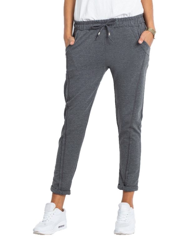 Dark grey trousers Approachable