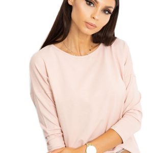 April's light pink blouse