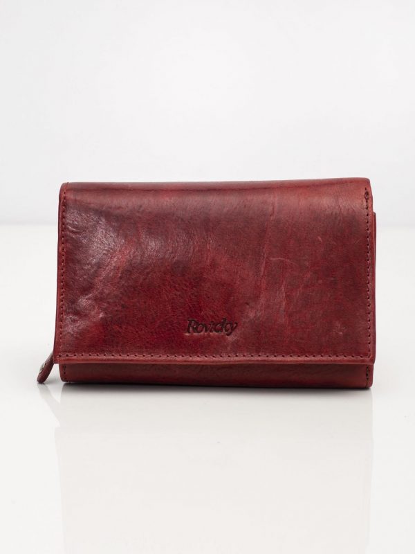 Burgundy Genuine Leather Wallet