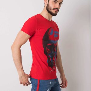 Red T-shirt for men Javier