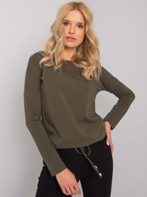 Khaki blouse Carla