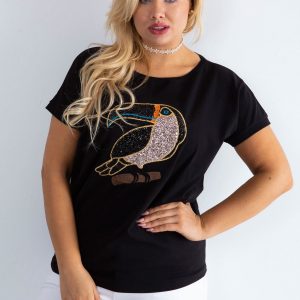 Black T-shirt Materially PLUS SIZE