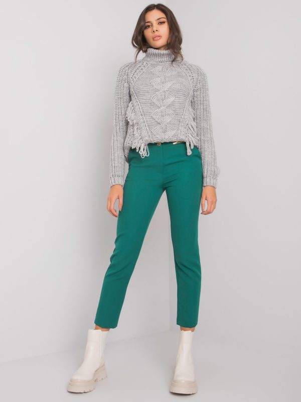 Green elegant trousers Beverley