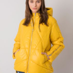 Yellow quilted winter jacket COIMBRA SUBLEVEL