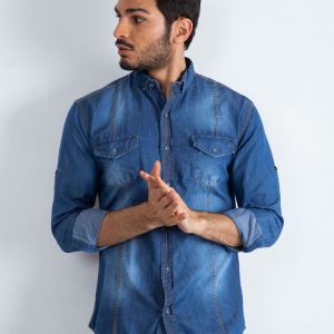 Men's Ranch Blue Shirt