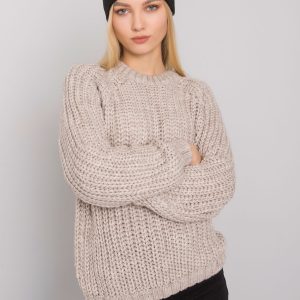 Beige Knitted Women's Sweater Grinnell RUE PARIS