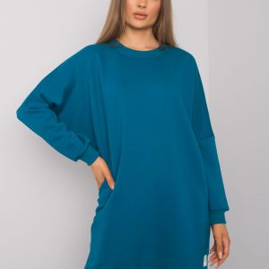 Odile RUE PARIS Long Sleeve Sea Sweat Dress