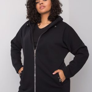 Nellie's Black Plus Size Hoodie