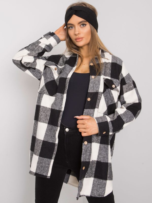 White and black plaid shirt for women Greenville RUE PARIS