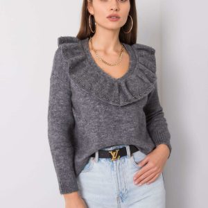 Dark grey sweater Madelyn RUE PARIS