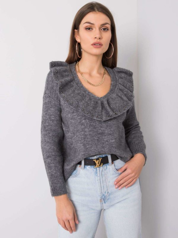 Dark grey sweater Madelyn RUE PARIS