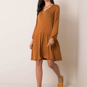 Brown dress Luciana RUE PARIS