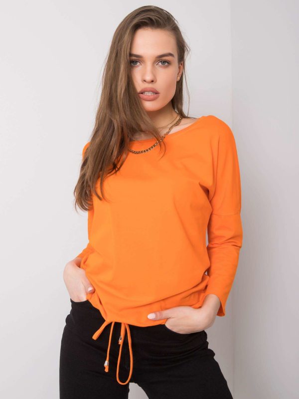 Fiona orange blouse