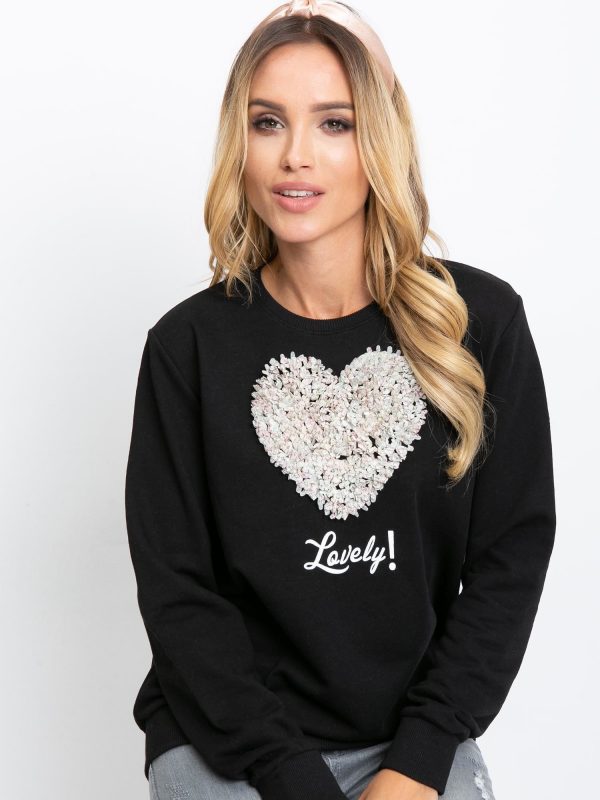 Black Hazel Sweatshirt