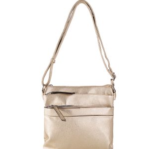 Gold Eco Leather Shoulder Bag