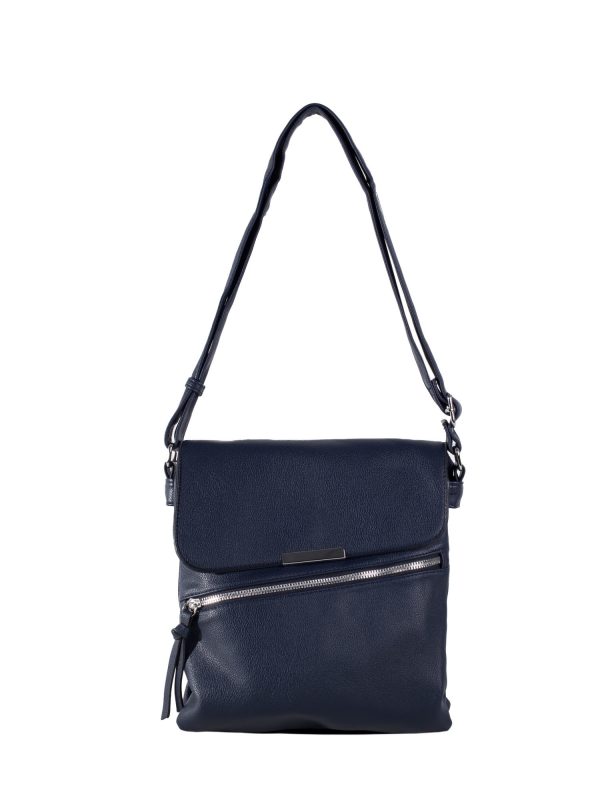 Dark Blue Magnet Shoulder Bag