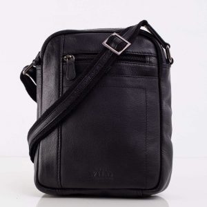 Men's Black Leather Bag