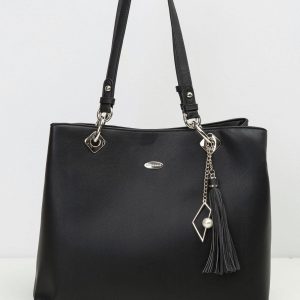 Black Eco Leather Ladies Handbag