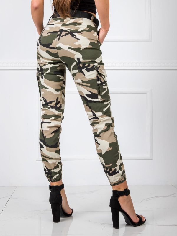 Khaki-beige Army pants