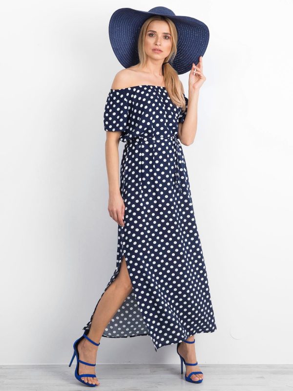 Navy Blue Counterpart Dress