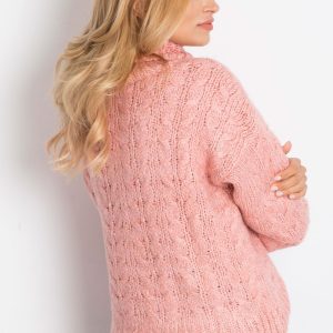 RUE PARIS Pink Heavenly sweater