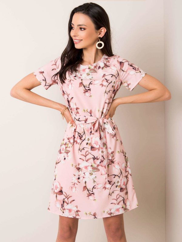 Delfee Pale Pink Dress