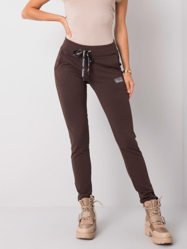 Brown trousers Blanca