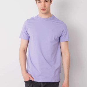 Basic lilac t-shirt for men by Kenneth LIWALI