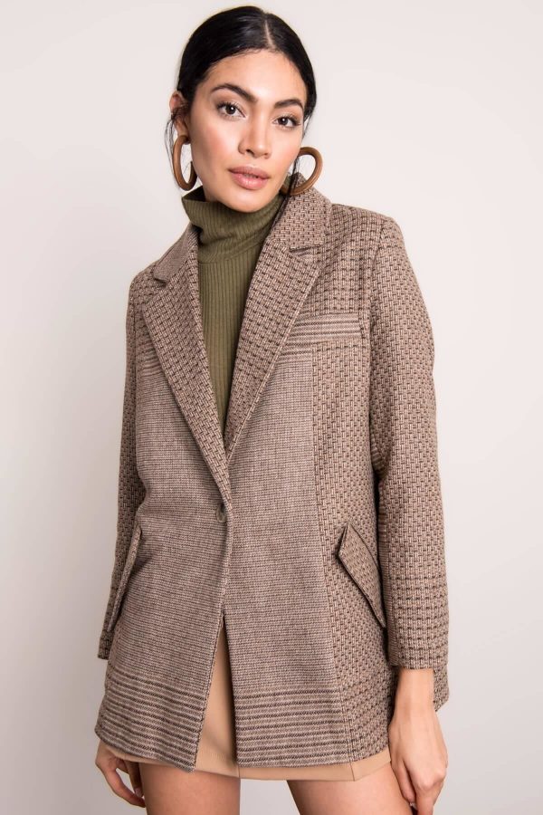 BSL Women's Brown Blazer