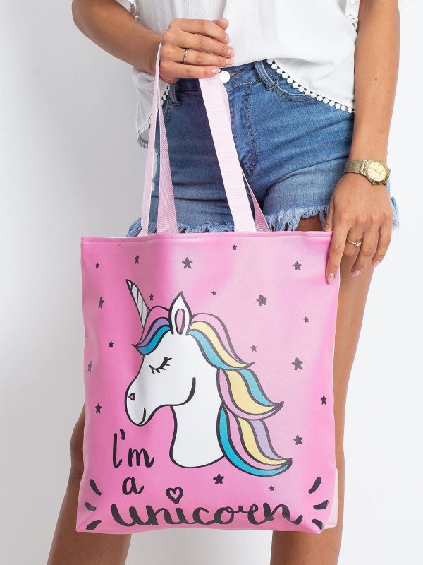 Pink Large Unicorn Bag